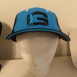 🌷‼️5/$20 Geico Gecko Strap back Baseball Cap Black Blue New